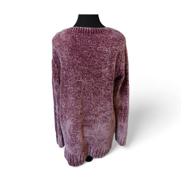 NWOT Orvis Women's Misty Rose Chenille Long Sleeve V-neck Tunic Sweater Size L - Picture 7 of 15